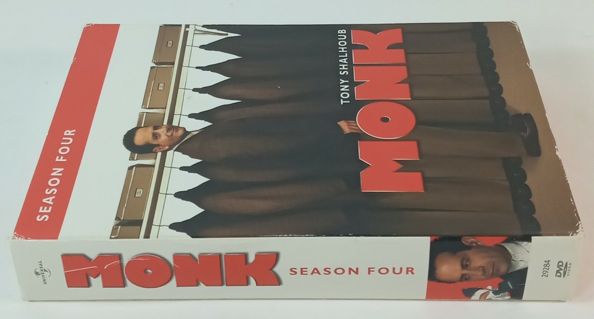 Monk - Season 4 (DVD, 2006, 4-Disc Set) 25192928420| eBay