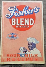 Vintage Fisher's Blend Flour Sour Milk Advertising Recipes Booklet