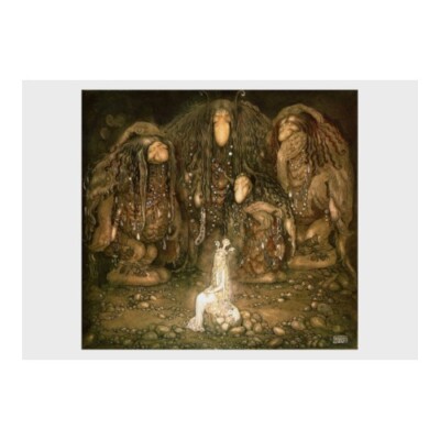 John Bauer - 'The Trolls' Mother': Poster (16.5'' x 11.7'')