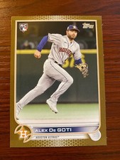 2022 Update Base Gold #US29 Alex De Goti /2022 - Houston Astros