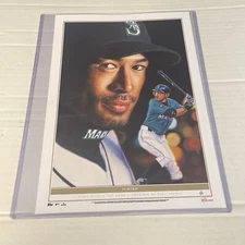 Topps Ichiro ONE OF ONE Game within the Game Jennis 10x14" Art Print  🔥RARE HOF