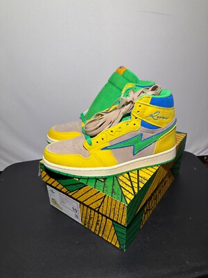 Air Kiy Reves Paris - KIY 85 HI -  Homer  Canary Yellow Men's Size 10 - New