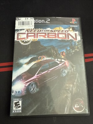 Need for Speed: Carbon (Sony PlayStation 2, 2006) the case and cover is reprint