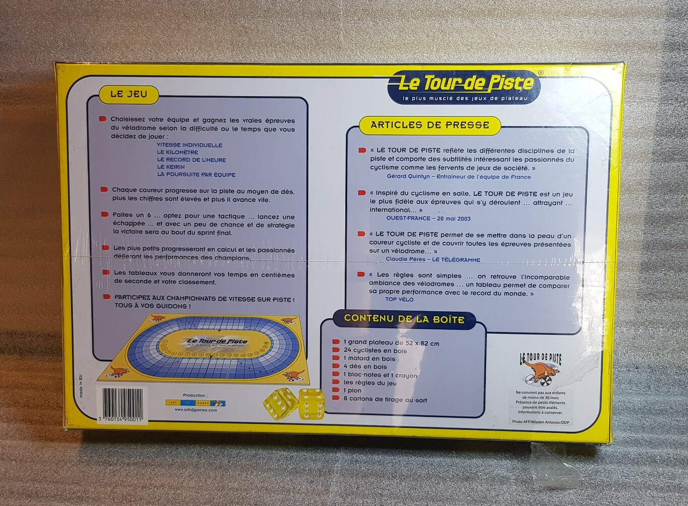Jeu de société cyclisme Le Tour de Piste pour animer vos soirées jeux en famille - 2
