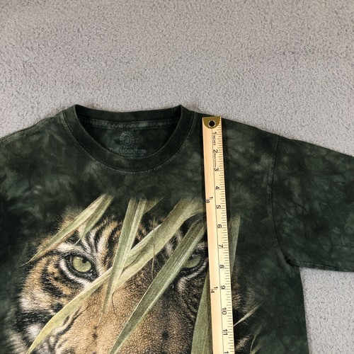 the mountain Los Angeles Zoo t shirt kids L green Tie Dye tiger - Picture 4 of 12