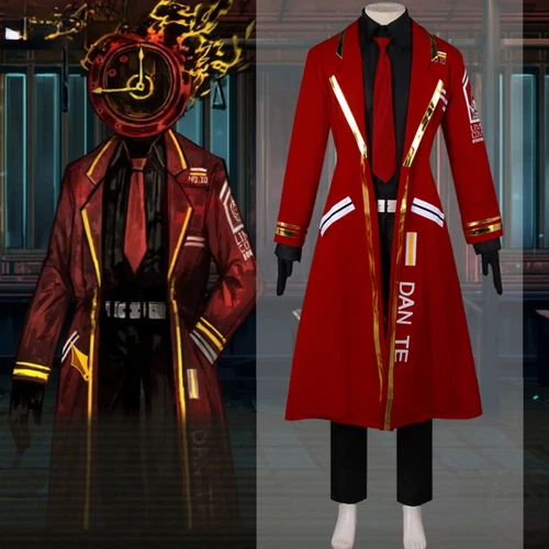 Halloween Anzug Limbus Company Cosplay Dante Durante Kostüm rote Uniform - Bild 1 von 8