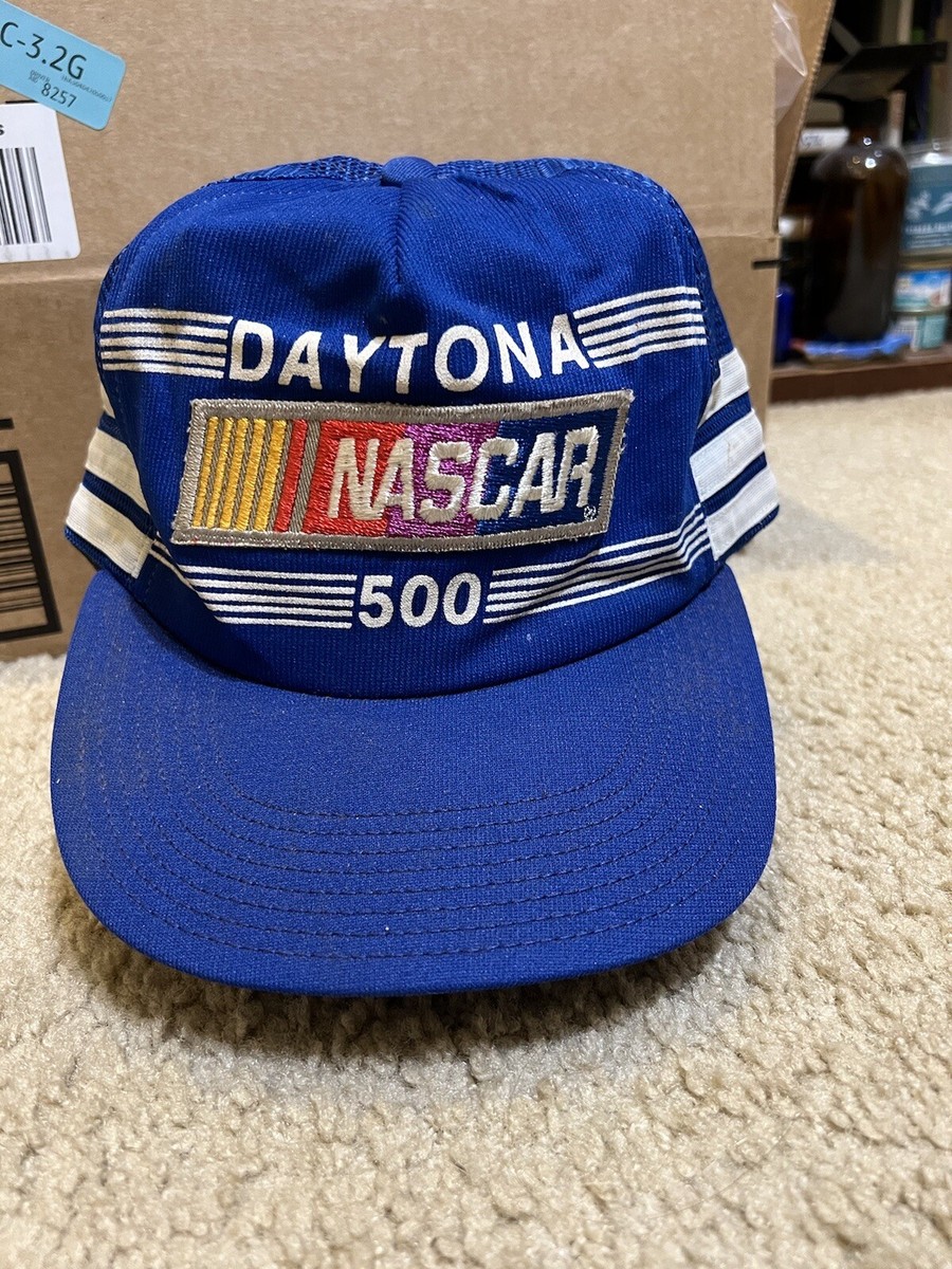 Vintage Official NASCAR DAYTONA 500 Blue 3 Three Stripe  display picture 1