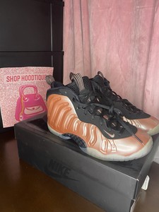 rose gold foamposite grade school