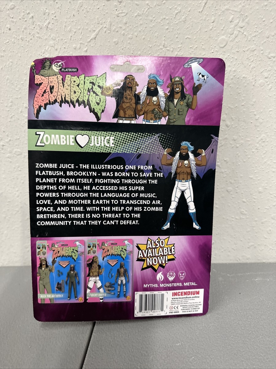 FLAT BUSH ZOMBIES アクションフィギュア 3体セット FLAT BUSH ZOMBIES アクションフィギュア 3体セット