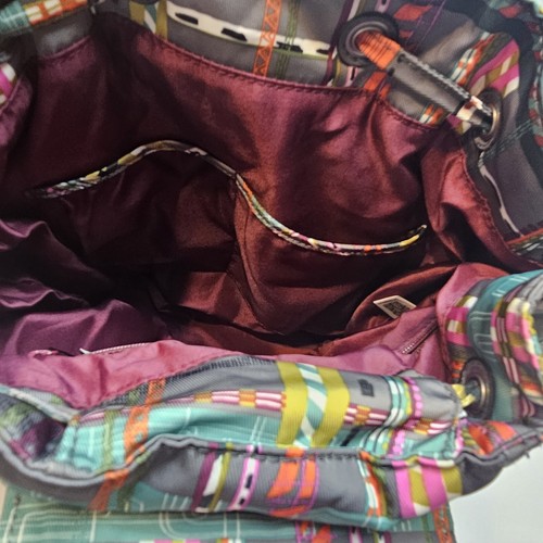 Vera Bradley Backpack Midtown Cargo City Plaid Tote Book Bag MSRP $108 New - Picture 12 of 13