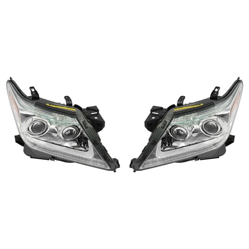 Headlights For 2013-2015 Lexus LX570 Xenon/HID Headlamps w/DRL Left & Right Pair - Picture 10 of 17