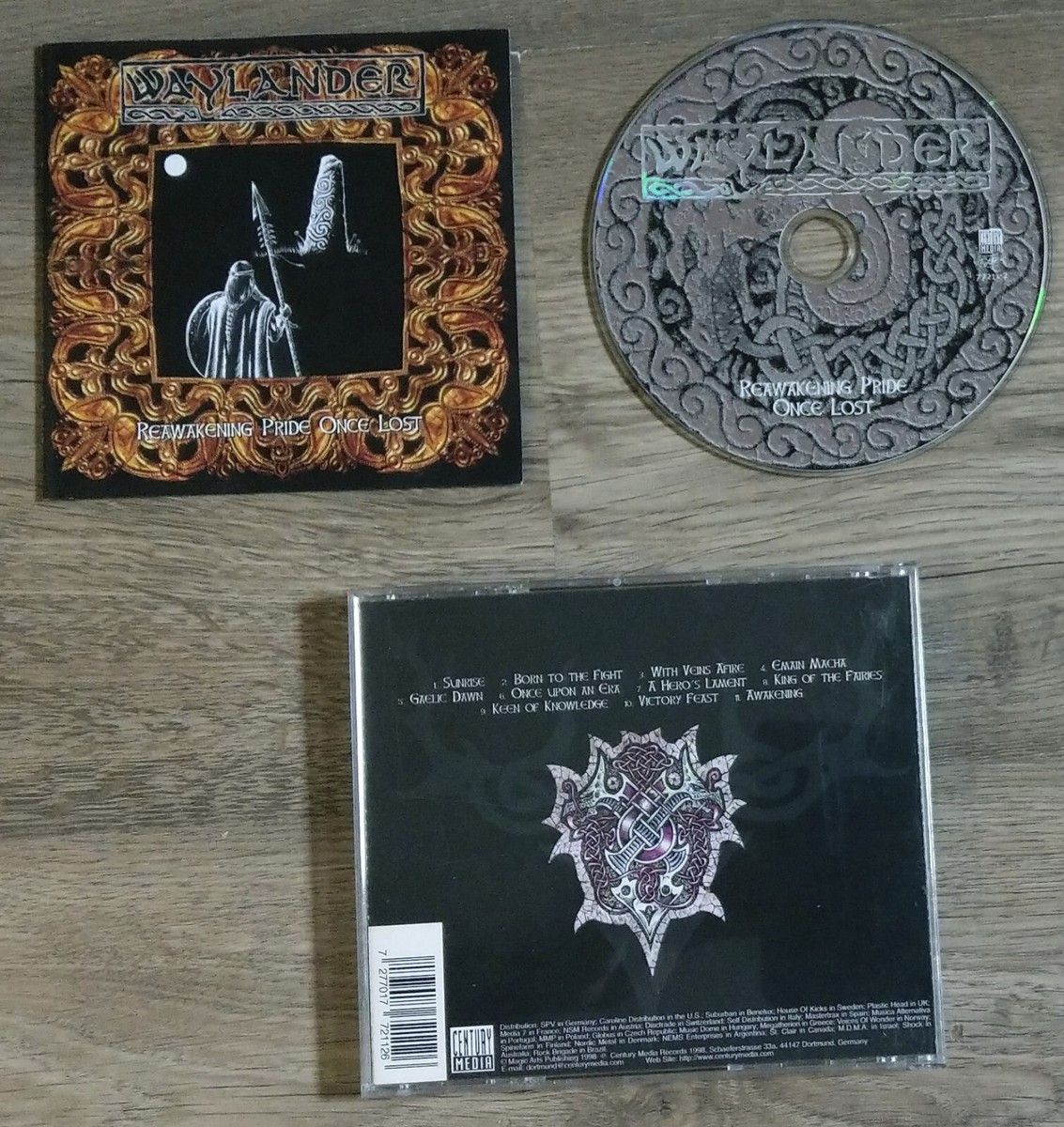 WAYLANDER ‎– Reawakening Pride Once Lost (1st press CD)