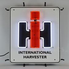 International Harvester Neon Sign Ih Farmer Wall Lamp Barn Tractor Wall Lamp