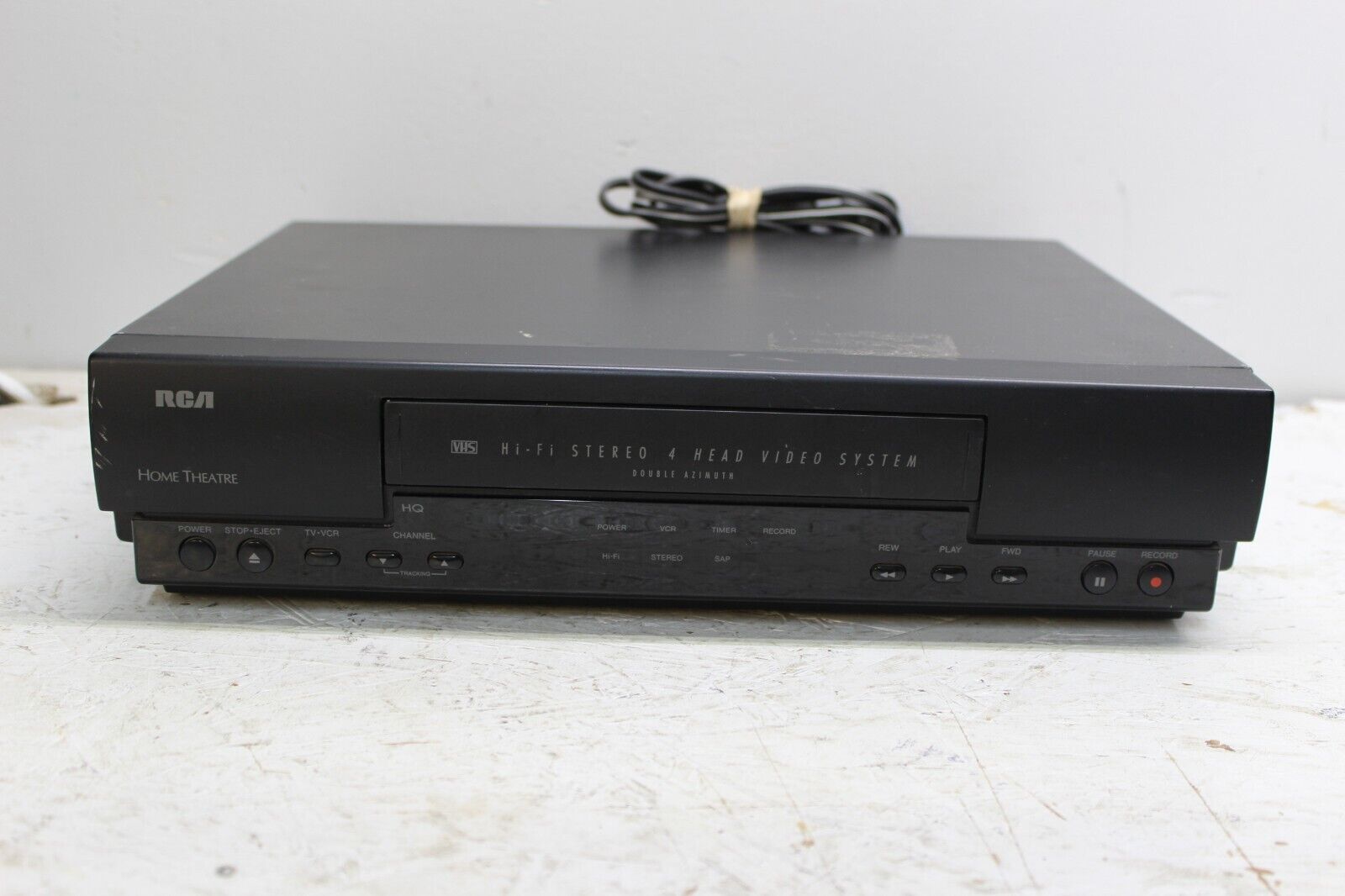 RCA 4 Head Home Theatre VCR VR605HF Hi-Fi Stereo No Remote Tested/Works  Great | eBay