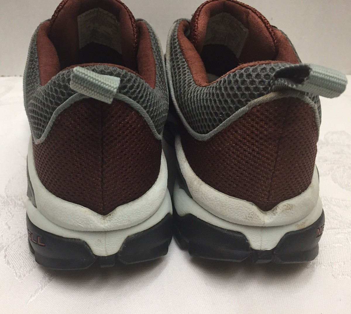 Merrell Men\'s Helium Ventilator Mesh Lace Up Athletic Hiking Shoes Brown Size 8 Merrell All Out Blaze Ventilator Mid Waterproof Hiking Boot  main image 2