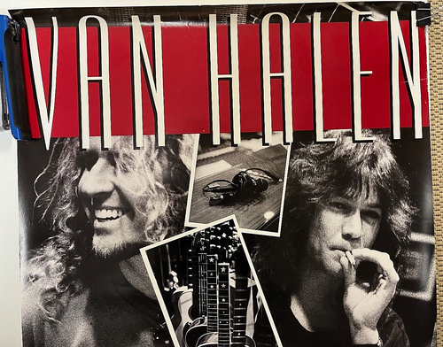 VAN HALEN For Unlawful Carnival Knowledge US Promo Poster 35”x23” Original 1991 - Picture 2 of 11