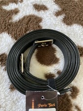 Paris Tack Stirrup Leathers Black 1 ~ 54 New!