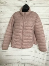 Primark Super Light Packable Jacket Pink Full Zip Size L 10/12