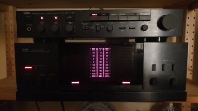 Yamaha M-65 ( 1150 W ) High-End Stereo Amplifier  + C-45 (Pre Amp) [TOP ZUSTAND]