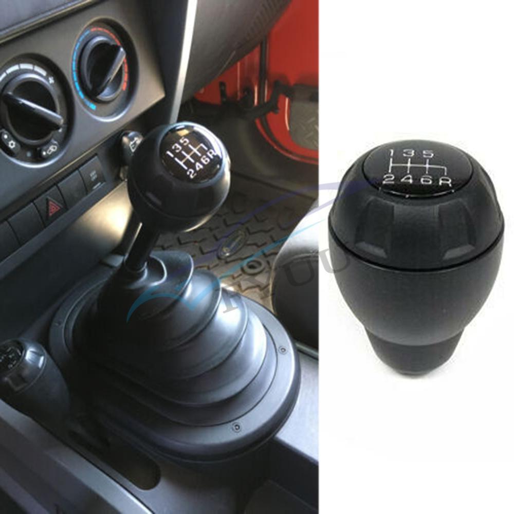 1x Car 6 Speed Manual Shifter Shift Knob For 2007-2013 Jeep