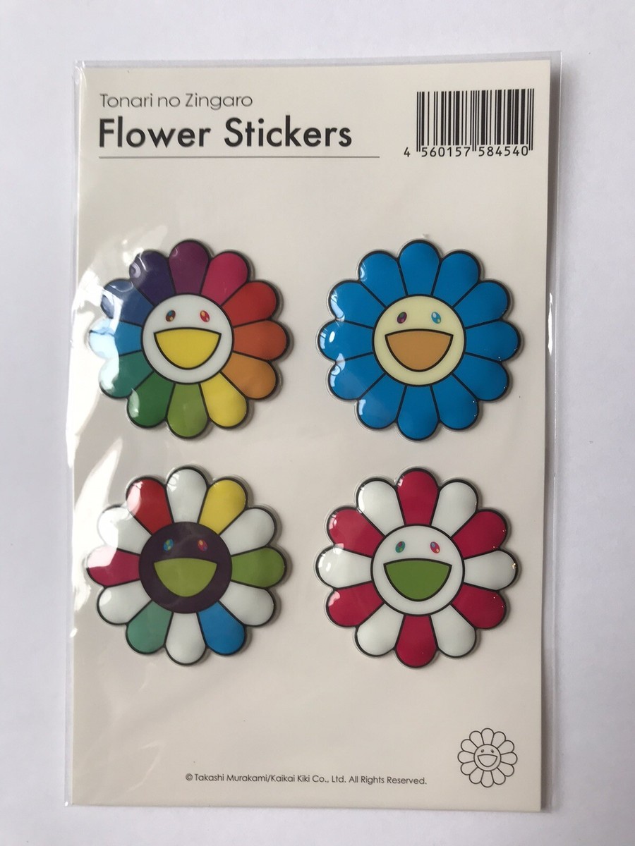 Takashi Murakami Kaikai Kiki Tonari no Zingaro Flower Stickers 4 A