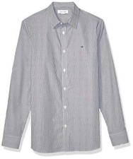 69.50 Calvin Klein Men's Stretch Stripe Shirt Cotton-Polyamide Black, S
