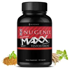Nugenix Maxx Boost Testosterone Booster 120 Capsules Libido Energy