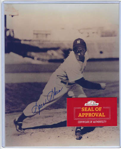 Foto de béisbol firmada de The Naugatuck Nugget ~Spec Shea~ de los Yankees de Nueva York 8X10 (certificado de autenticidad SC) - Imagen 5 de 8