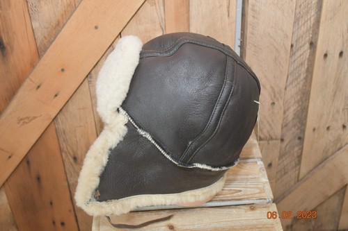 SOMBRERO DE INVIERNO DE PIEL DE OVEJA REAL HECHO A MANO PIEL DE OVEJA CUERO TRAMPERO - Imagen 33 de 33