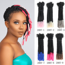 8-12inch Ombre Dreadlocks Hair Extensions Synthetic Crochet Braiding Dreads Locs