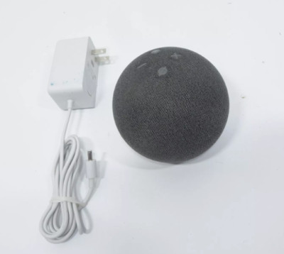 2 useD Amazon Echo Dot (4th Gen.) Smart Speakers - Charcoal