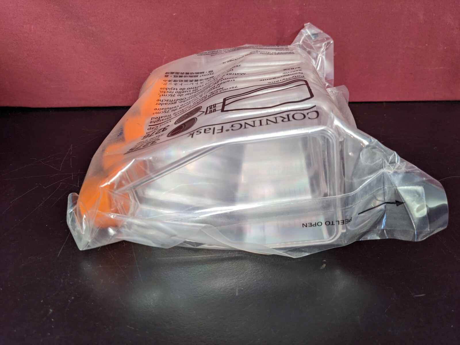 Corning 3276 Sterile 75cm2 Modified Triangular Cell Culture Flask w