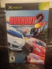 BURNOUT 2 Point of Impact XBOX Original ACCLAIM Game 2002 Instruction Booklet