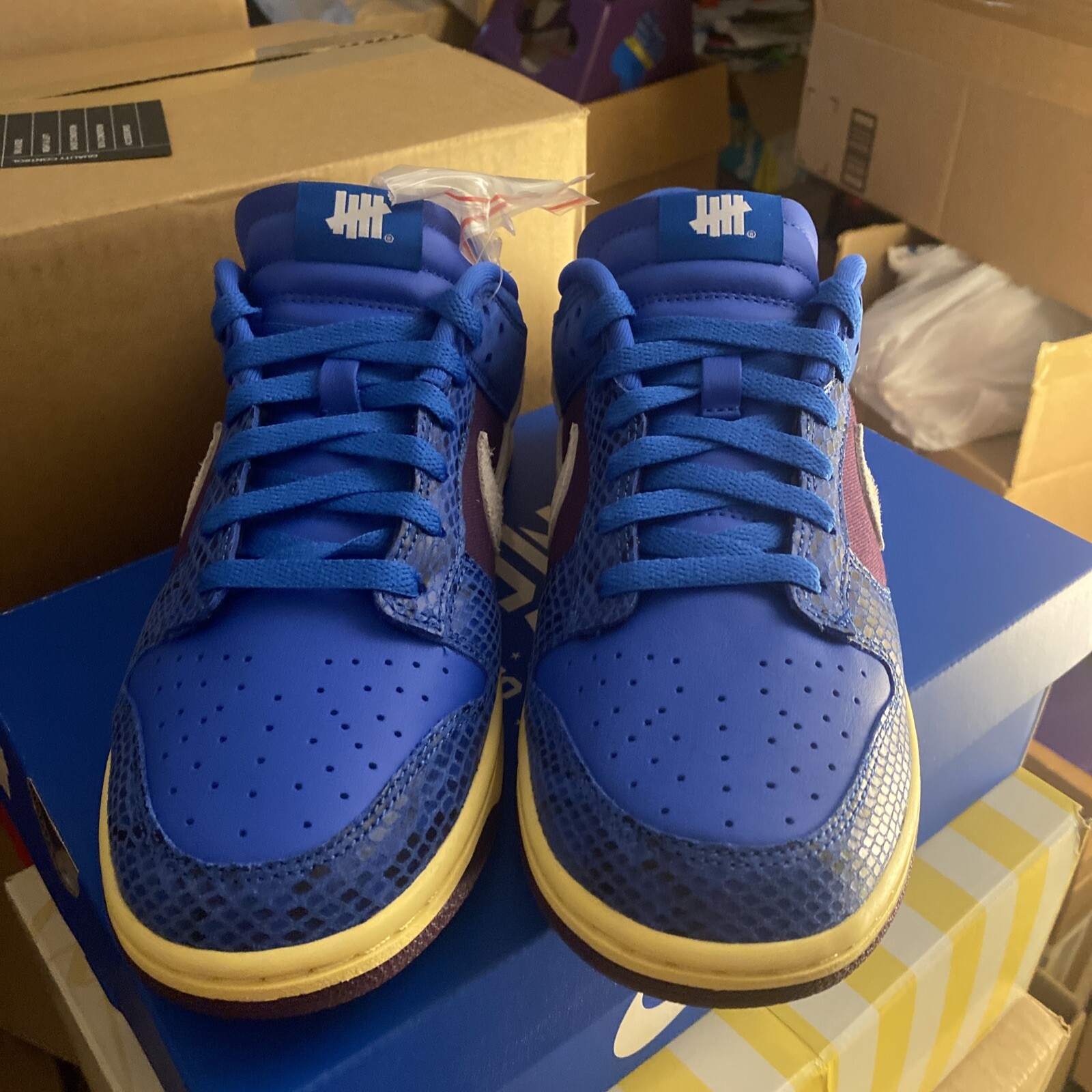 Size 9 - Nike Dunk Low SP x Undefeated Dunk Vs AF1 image 4
