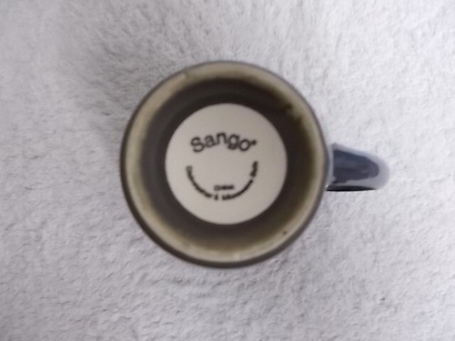 Sango Nova Blue White Interior Ceramic Coffee Tea Cup Mug - Picture 6 of 6