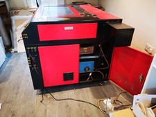 CO2 Laser Machine  - Cracked Laser Tube - Working But Needs Attention