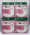 GARNIER (Lot of 4) SkinActive Micellar EcoCleansing Pads (12 Pads) FREE SHIPPING — photo 1