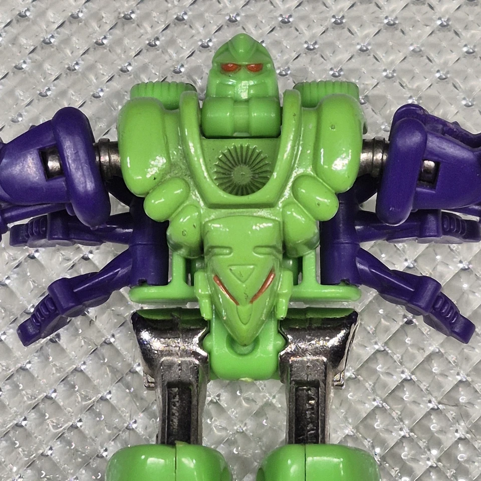 GoBots Creepy Action Figure Purple & Green 1980s Nostalgic Toy MRD-104 - Image 4 of 4