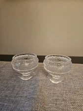 Pair Of Shannon Crystal Salt Cellars