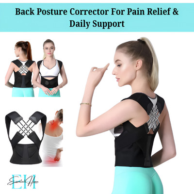 Adjustable Posture Corrector Back Support Brace Belt Pain Relief for Men Women