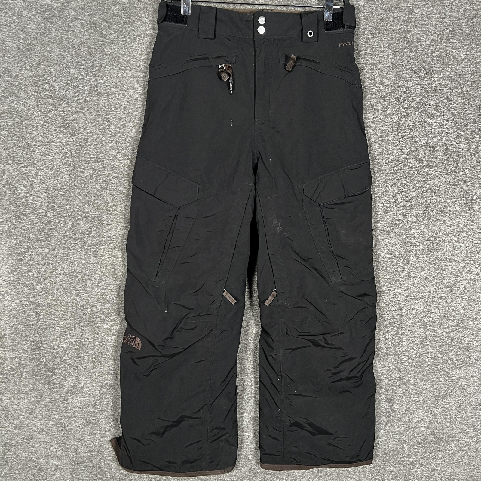The North Face HyVent Ski Snowboard Pants Mens Small Black Waterproof Insulated