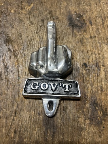 License Plate Topper Anti Establishment