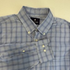 Stafford Executive Non Iron 100 Cotton Pinpoint Oxford Shirt Mens 16-32/33 Blue