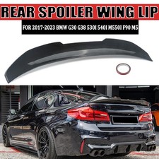 Duckbill Trunk Spoiler PSM Carbon Look For 17-23 BMW G30 530i 540i M550i F90 M5