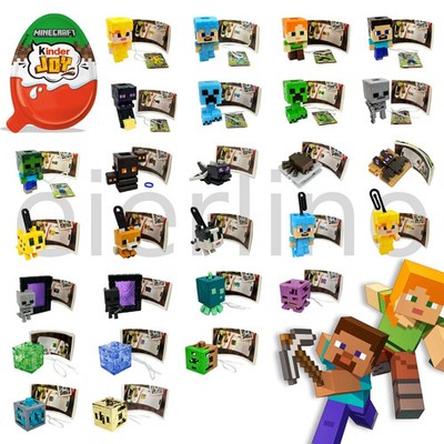 EINZELAUSWAHL Kinder Joy MINECRAFT Figuren alle 28 Stück mit BPZ VC307-VC405 NEU