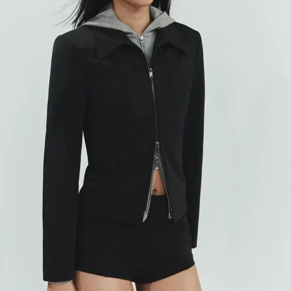Zipper fitted jacket | Mango - image 1