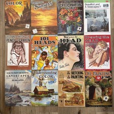 Lot of 12 Vintage WALTER T. FOSTER How-To Instructional Art Books