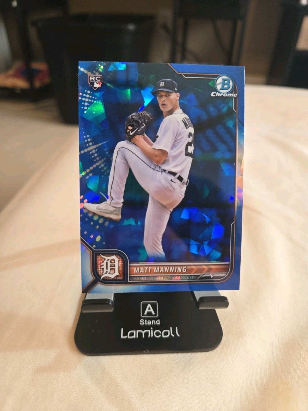 2022 Bowman Chrome Sapphire Edition - Matt Manning #23 Detroit Tigers Baseball