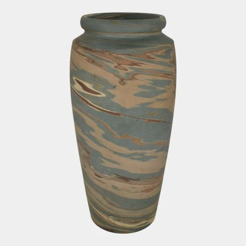 Niloak Mission Swirl 1910-24 Vintage Hand Made Art Pottery 12" Vase