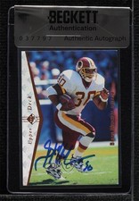 BAS 1995 SP Brian Mitchell #108 Seal of Authenticity Auto 3c7